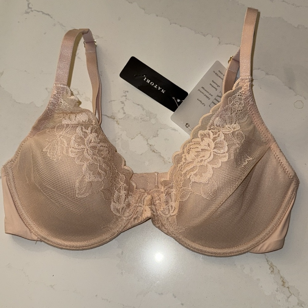 NWT Natori Women's Avail Full Figure Convertible Contour Underwire Bra - Picture 6 of 11